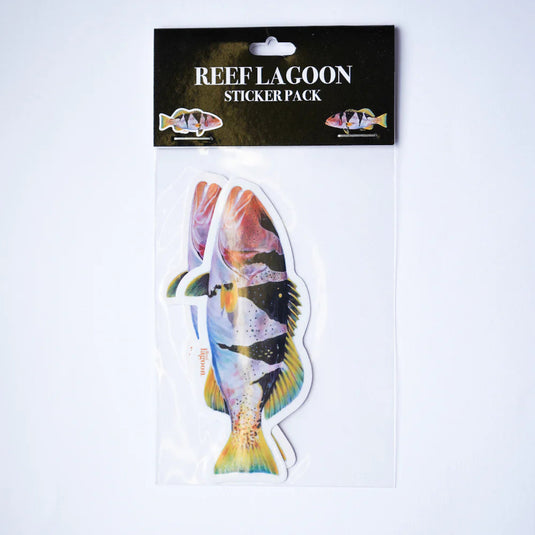 Reef Lagoon Sticker Pack [STY:Footballer Coral Trout]