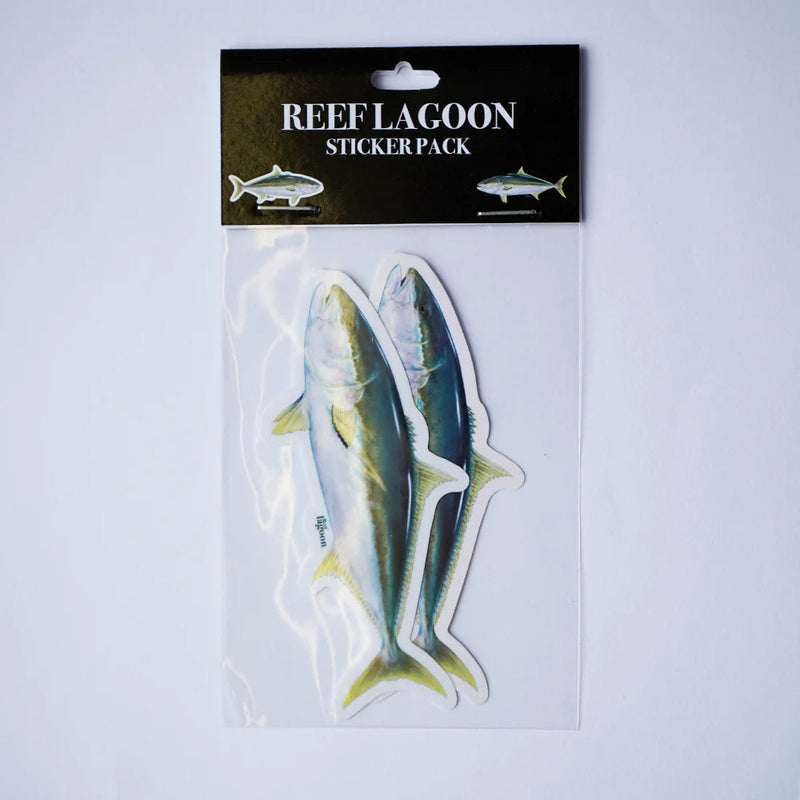 Load image into Gallery viewer, Reef Lagoon Sticker Pack [STY:Yellowtail Kingfish]
