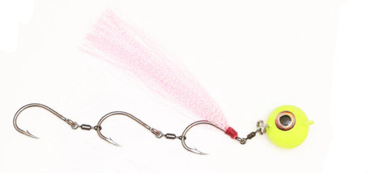 Spikes Fishing Cyclops Striker Gang Rig [SIZ:80g COL:Glow Yellow 5/0]