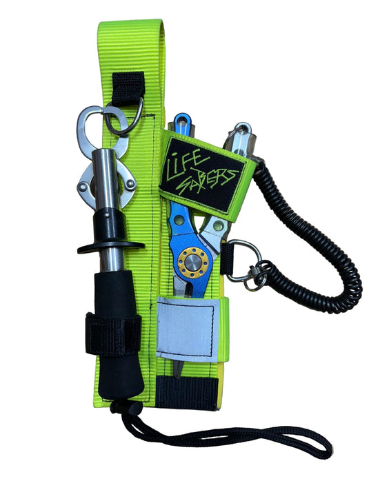 Life Sabers Fish Grips and Pliers Holder Yellow