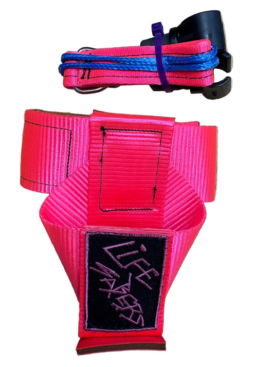 Life Sabers Hands Free Rod Holder & Ankle Gimbal Pink