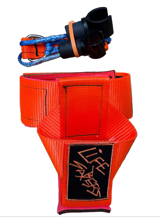 Life Sabers Hands Free Rod Holder & Ankle Gimbal Orange