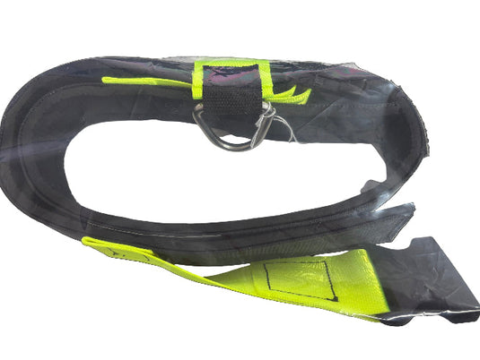 Life Sabers Cushioned Worming Belt - Black/ Yellow Large/ XL Waist