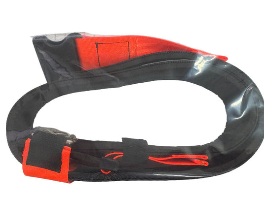 Life Sabers Cushioned Worming Belt - Black / Orange Large/ XL Waist