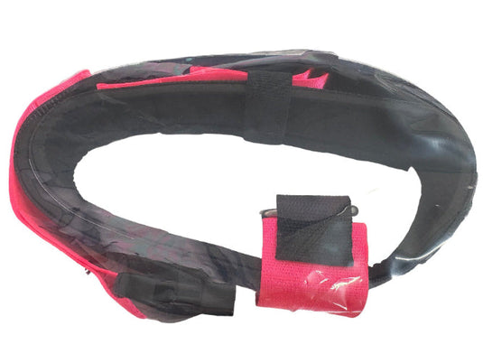 Life Sabers Cushioned Worming Belt - Black/Pink Small/ Medium Waist