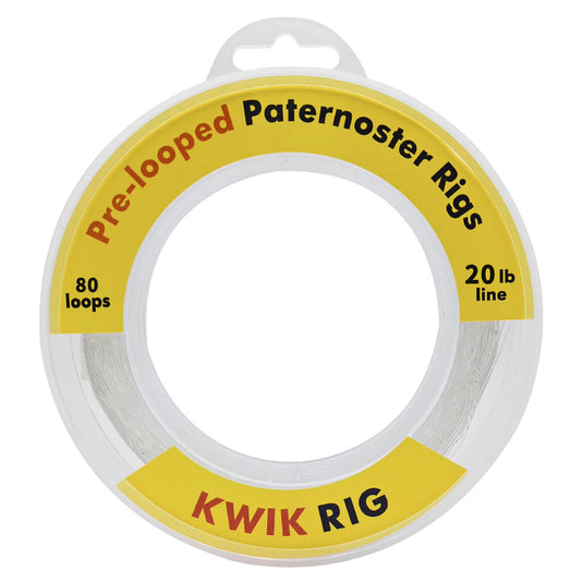 Kwik Rig Pre Looped Paternoster Rig [LIN:10lb/ 100 loops]
