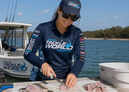 Tackle World  Tournament Polo Fishing Jersey - NAVY [SIZ:XS]