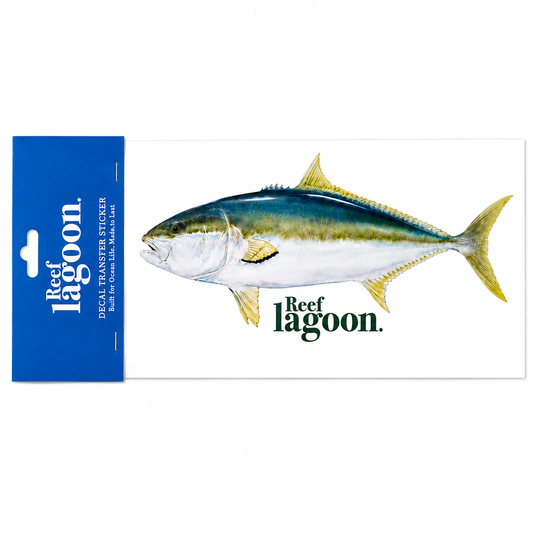 Reef Lagoon Decal Transfer Stickers A5 [STY:Yellowtail Kingfish]