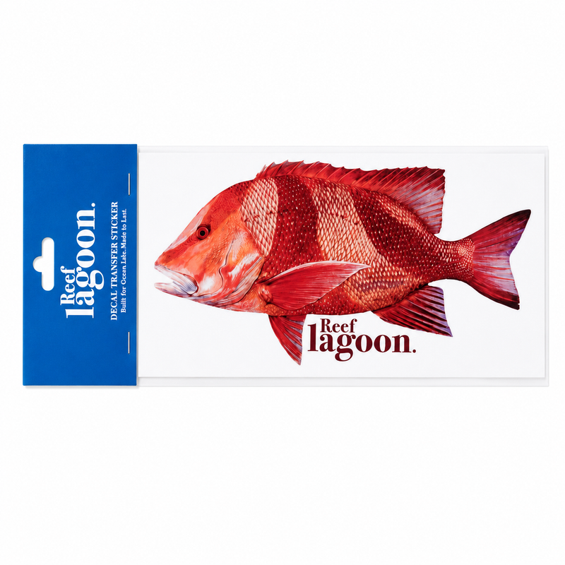 Load image into Gallery viewer, Reef Lagoon Decal Transfer Stickers A5 [STY:Red Emperor]
