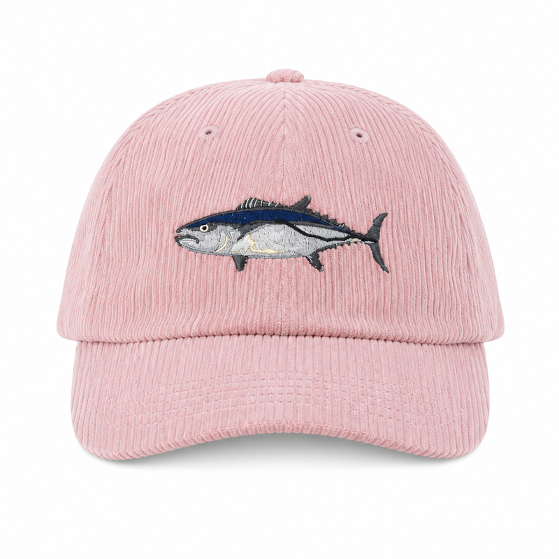 Load image into Gallery viewer, Reef Lagoon Corduroy Curved Brim Hat [COL:Rose  STY:Dogtooth Tuna]
