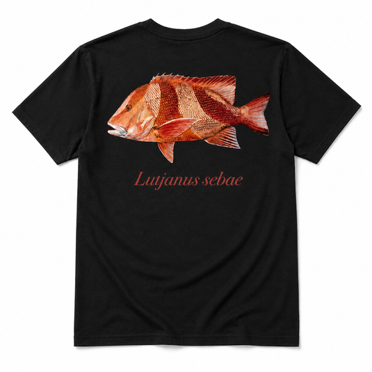 Reef Lagoon Cotton Tee - Red Emporer - Black [SIZ:Sml]