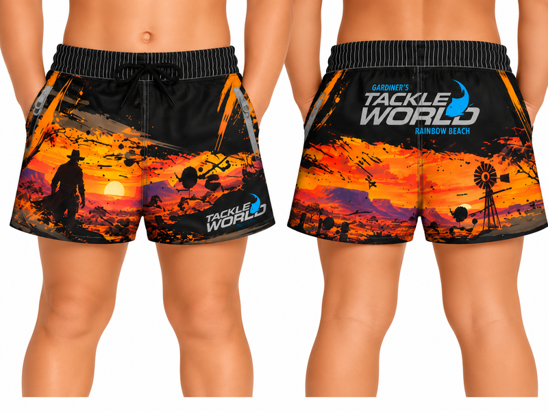 Load image into Gallery viewer, Footy Shorts Kids - GUN SLINGER [SIZ:K2]
