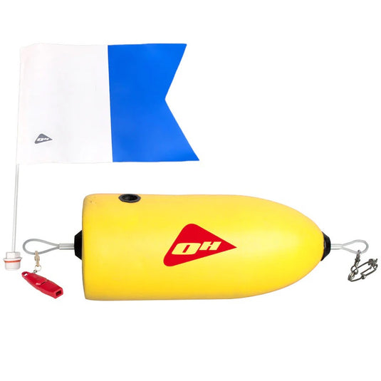 Ocean Hunter Torpedo Float Yellow w/Flag