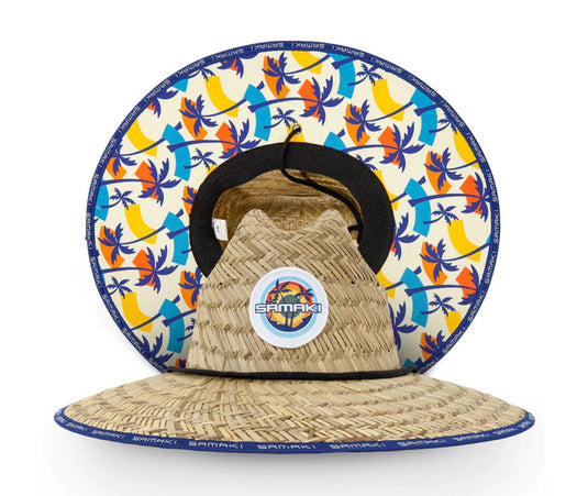 Samaki Hazey Dayz Patch Straw Hat - Adult