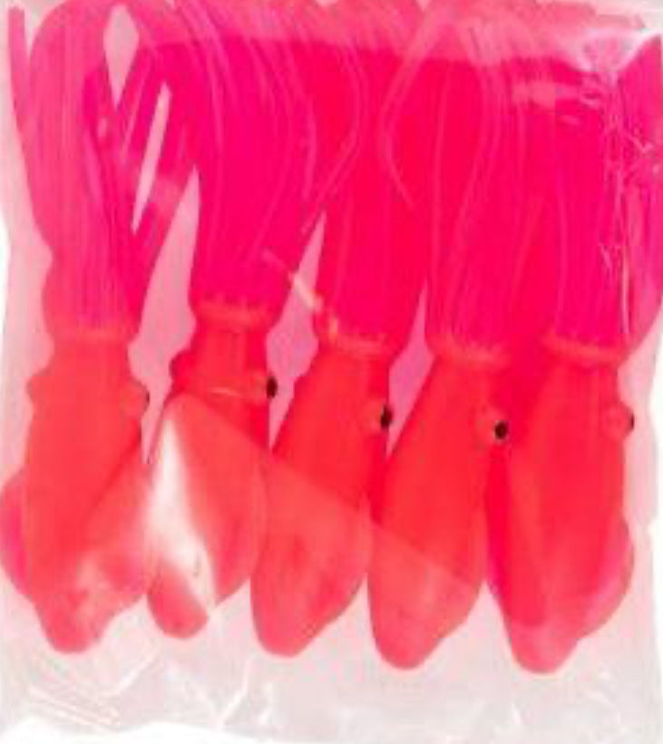 Load image into Gallery viewer, Buku Glow Octopus Deep Drop 2.5” (Bulk Pk 100)
