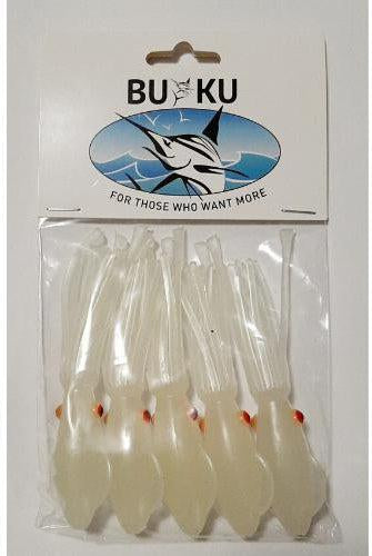 Load image into Gallery viewer, Buku Glow Octopus Deep Drop 2.5” (5 Pack)
