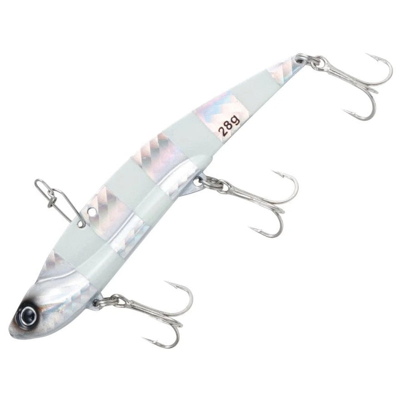 Load image into Gallery viewer, Crazee Metal Vibe Long 100mm [COL:Zebra Silver]
