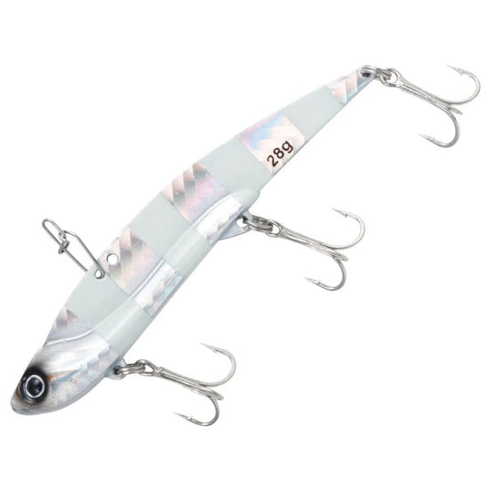 Crazee Metal Vibe Long 100mm [COL:Zebra Silver]
