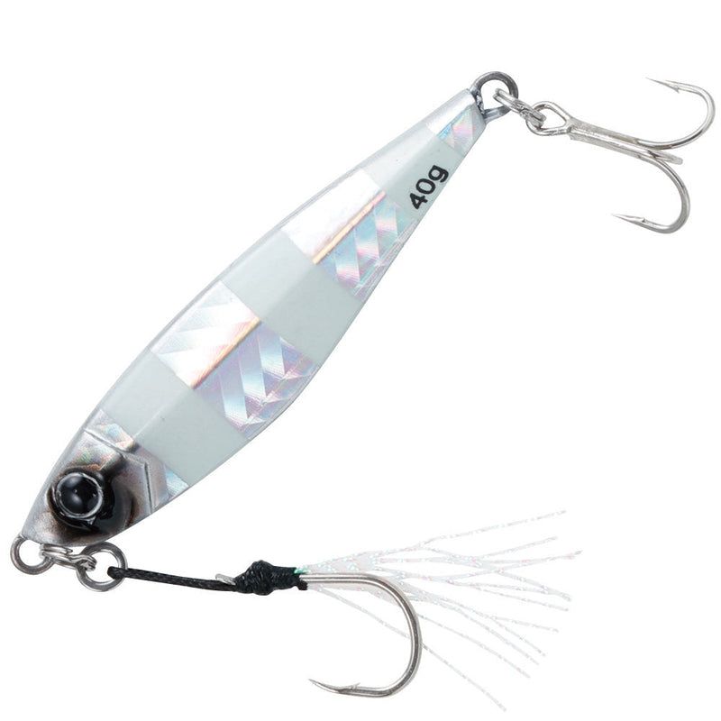 Load image into Gallery viewer, Crazee Casjig 30g [COL:Zebra Silver]
