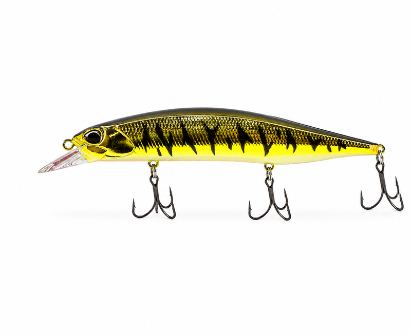 Load image into Gallery viewer, Duo Realis Jerk Bait 120 Floating [TIT:Gunmetal M Gold Tiger]
