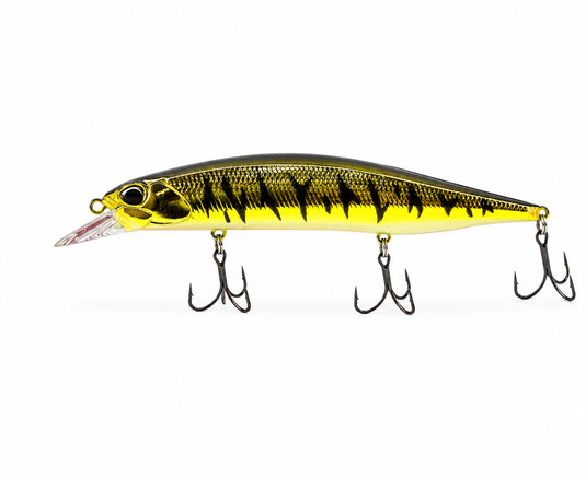 Duo Realis Jerk Bait 120 Floating [TIT:Gunmetal M Gold Tiger]