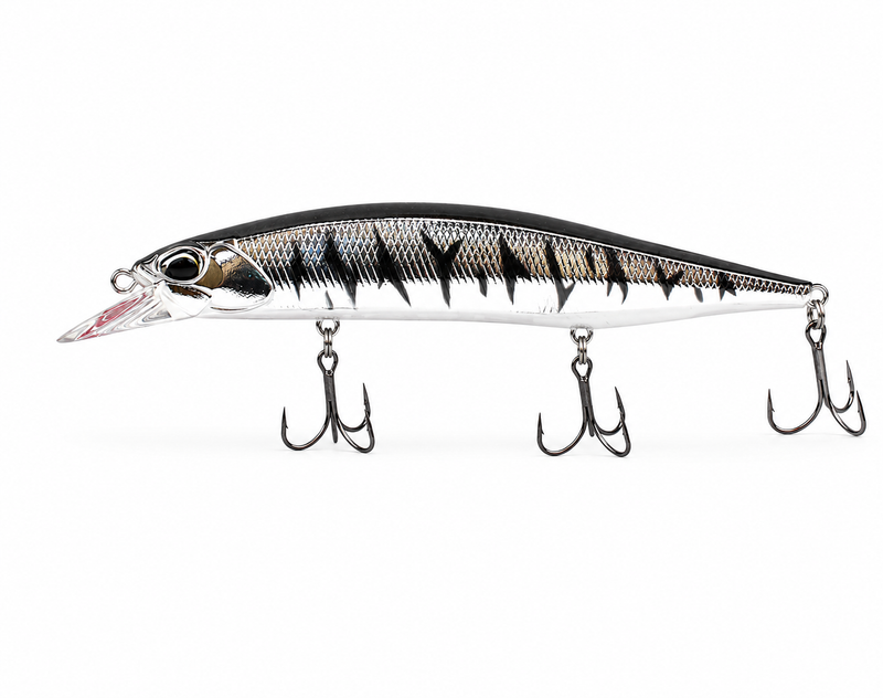 Load image into Gallery viewer, Duo Realis Jerk Bait 120 Floating [TIT:Gunmetal M Silver Tiger]
