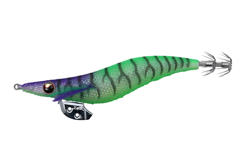 Load image into Gallery viewer, Duo Egimasa Squid Jig 3.0 [COL:UV Lime Tiger]

