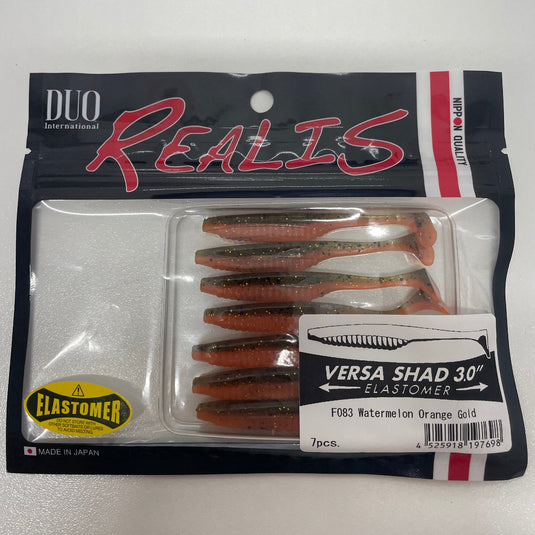 Duo Realis Versa Shad 3.0" (7 Pack) [COL:Watermelon Orange Gold]