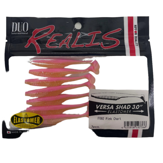 Duo Realis Versa Shad 3.0" (7 Pack) [COL:Pink Chart]