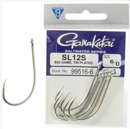 Load image into Gallery viewer, Gamakatsu SL12S Big Game Hooks [SIZ:8/0]
