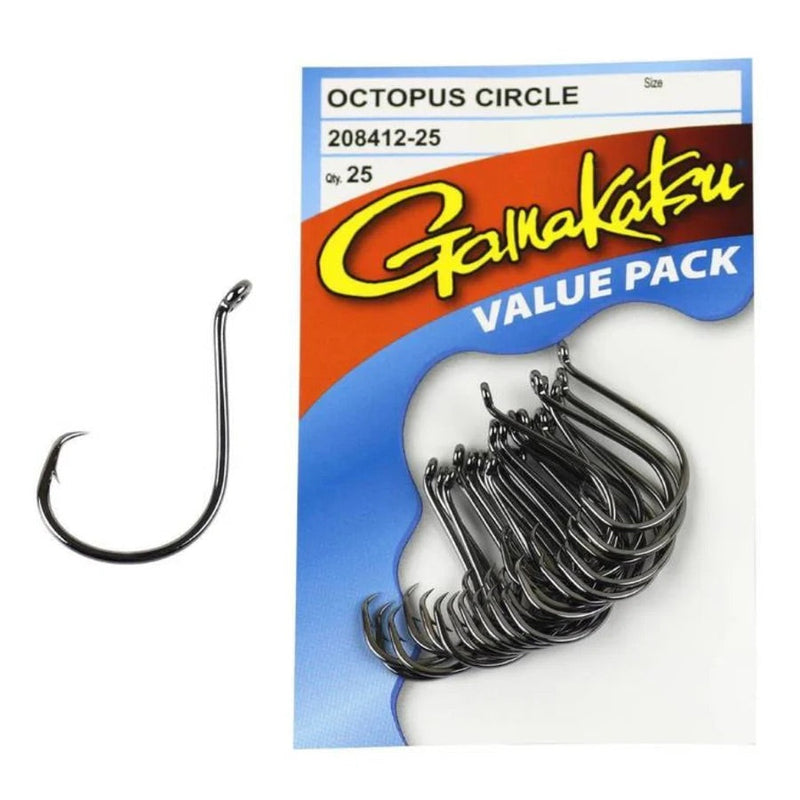 Load image into Gallery viewer, Gamakatsu Octopus Circle Hooks (Value Pack) [SIZ:6/0]
