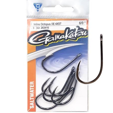 Load image into Gallery viewer, Gamakatsu In-Line Octopus Hooks (sml pk) [SIZ:# 4/0]
