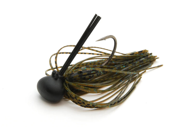 Load image into Gallery viewer, Raid Foot Master Football Jig 11g [COL:Dark Cinnamon/Blue Flake]
