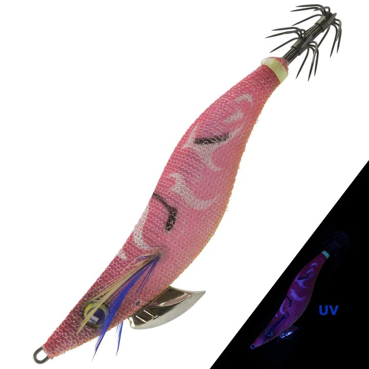 Load image into Gallery viewer, Major Craft Egizo Squid Jigs 3.0 [TIT:3.0 Blue Glow Appeal Red]
