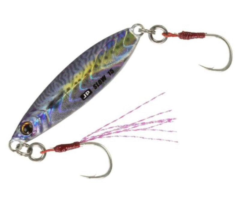 Load image into Gallery viewer, Jigpara Slow Jigs 60g [COL:#85 Live Kin Saba UV]
