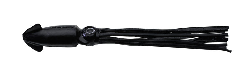 Load image into Gallery viewer, Fish Arrow Flash J Squid 3.5" (5 Pack) [COL:Solid Black]
