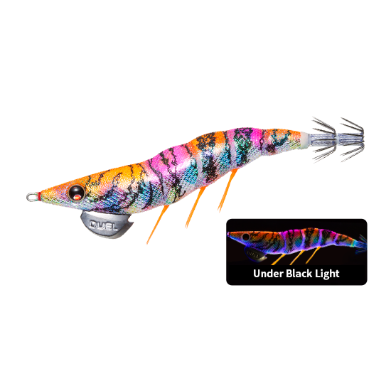 Load image into Gallery viewer, Duel Dartmaster Squid Jig 2.5 [COL:KVOP- uv colour]
