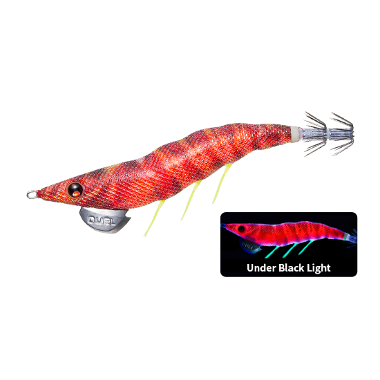 Load image into Gallery viewer, Duel Dartmaster Squid Jig 2.5 [COL:KRRK- uv colour]
