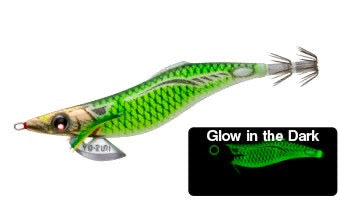 Load image into Gallery viewer, Yo-Zuri Finace Squid Jig 2.5 [COL:LMBI- glow]
