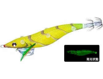 Load image into Gallery viewer, Yo-Zuri Sushi Q Squid Jig 3.5 [COL:Sushi LTG]
