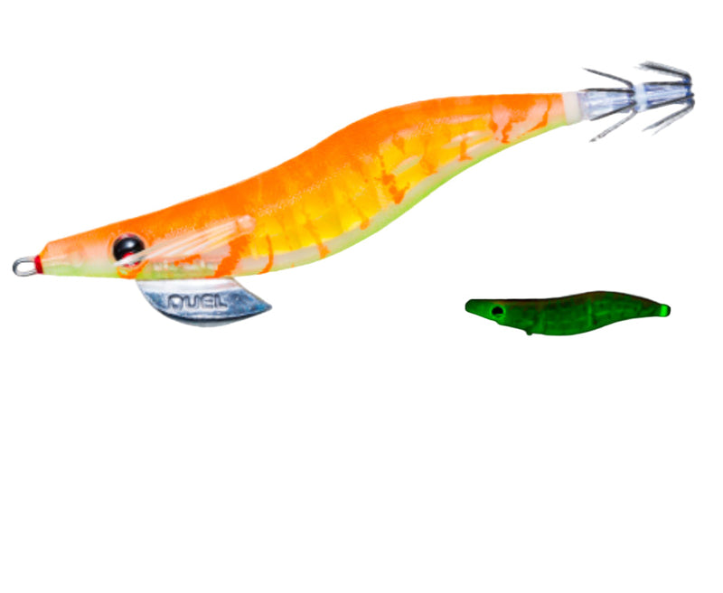 Load image into Gallery viewer, Duel Lens-Q Squid Jig 2.5 [COL:GLOG- glow]
