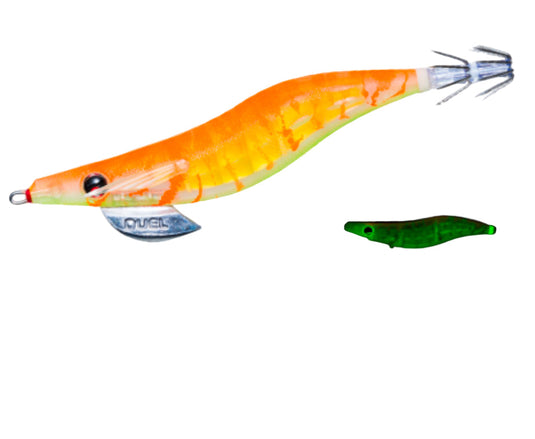 Duel Lens-Q Squid Jig 2.5 [COL:GLOG- glow]