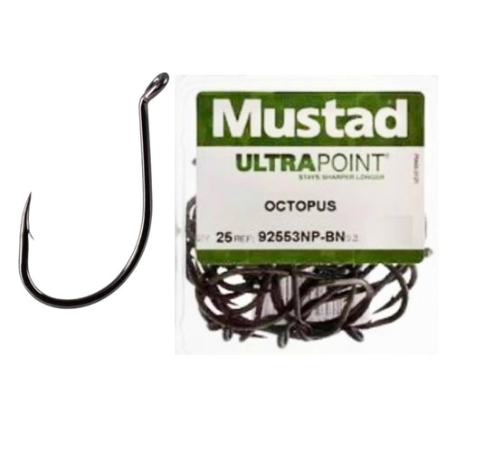 Mustad Ultra Point Octopus Hooks - 25 pack