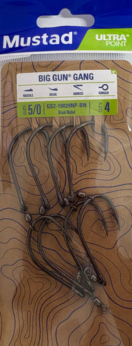 Mustad Big Gun 2 Hook Gang GS2-10829NP-BN