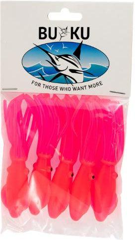 Load image into Gallery viewer, Buku Glow Octopus Deep Drop 2.5” (5 Pack)
