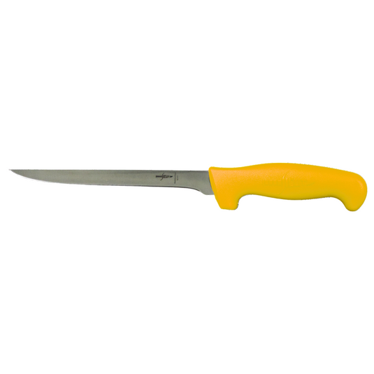 Sicut Yellow Handle Fillet Knife 7” Semi Flex