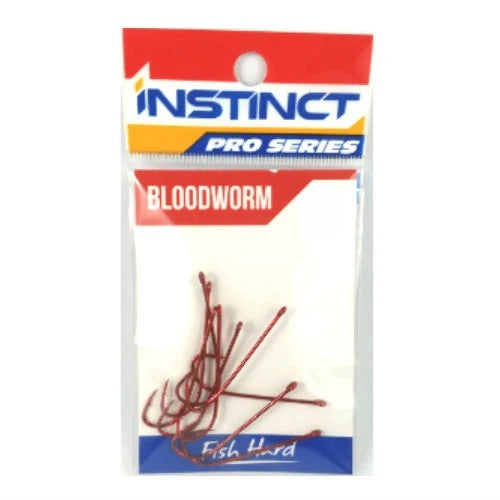 Instinct Pro Series Red Bloodworm Hooks - Small Pack