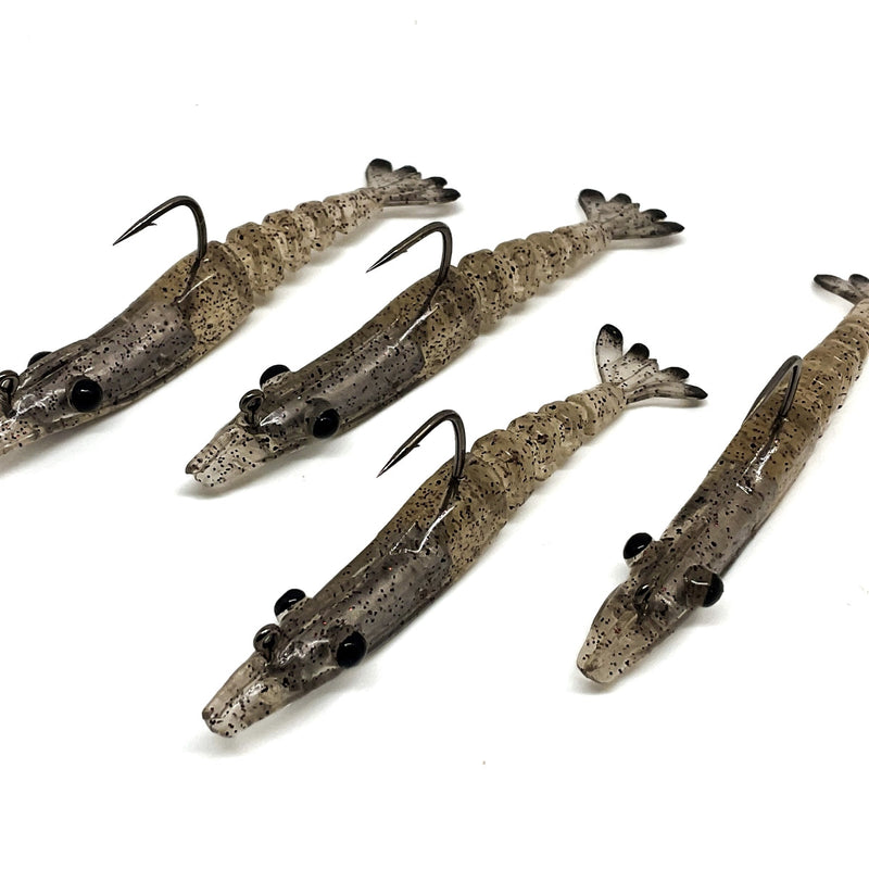 Load image into Gallery viewer, Marker 54 Prawnlets 2.5" (4 pack) [COL:Natural Brown]

