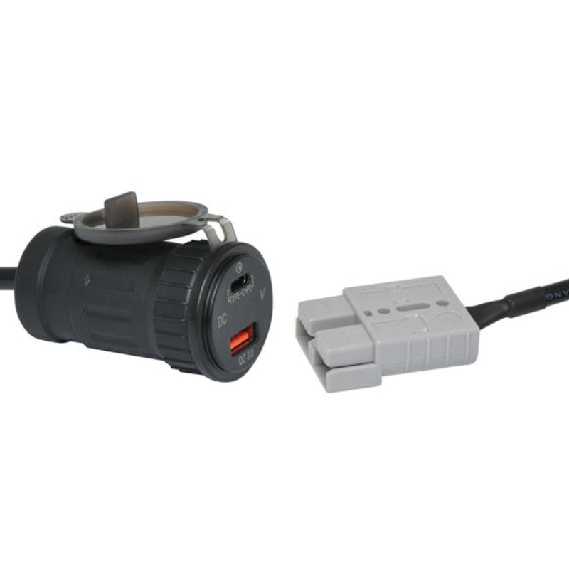 Load image into Gallery viewer, Wildtrak Anderson Style Connector to USB C Charger 30cm
