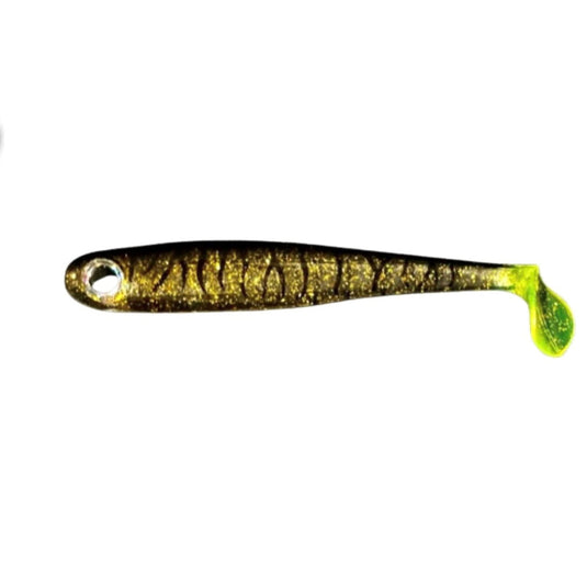 Shad's Hollow Shad Lure 5" [COL:Black and Gold BRT]